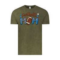 Vintage Olive football mom Vintage Tee - MaliasSmallBusiness