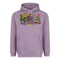 Lavender school bus driver mardi gras Heavyweight Hoodie - CowGirlArtShop