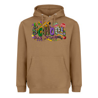 Toasted Coconut school bus driver mardi gras Heavyweight Hoodie - CowGirlArtShop