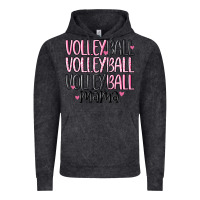 Vintage Black volleyball mama Vintage Hoodie - MaliasSmallBusiness