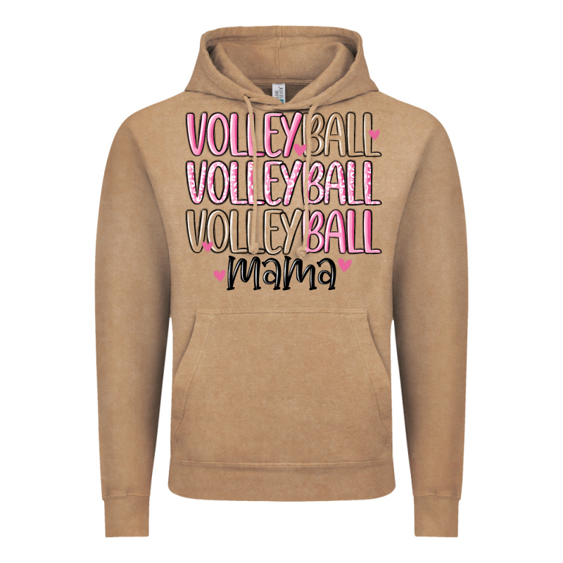 Volleyball Mama Vintage Hoodie by MaliasSmallBusiness | Teevron