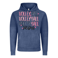 Vintage Denim volleyball mama Vintage Hoodie - MaliasSmallBusiness