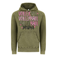 Vintage Olive volleyball mama Vintage Hoodie - MaliasSmallBusiness