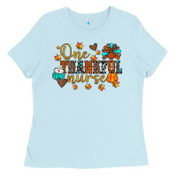 Baby Blue one thankful nurse Ladies Tee - JahusDesignShop