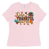 Bubblegum Pink one thankful nurse Ladies Tee - JahusDesignShop