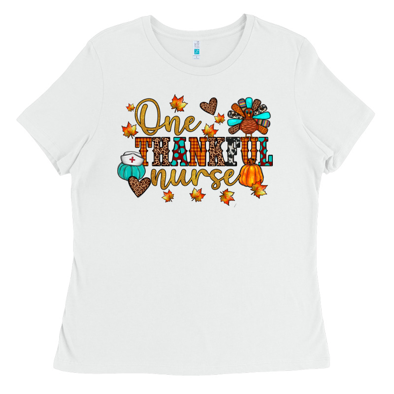 One Thankful Nurse Ladies Tee by JahusDesignShop | Teevron