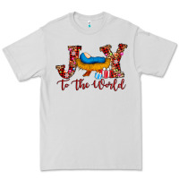 Dove Grey joy to the world Premium Tee - AdoDesignShop