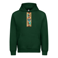 Forest Green american football with leopard pen wraps Urban Hoodie - BundleAndBundleShop