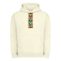 Pigment Pistachio american football with leopard pen wraps Urban Hoodie - BundleAndBundleShop