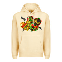 Pina Colada juneteenth hearts Premium Hoodie - CowGirlArtShop