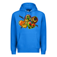 True Royal juneteenth hearts Premium Hoodie - CowGirlArtShop