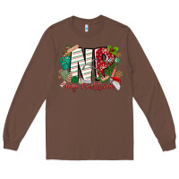 Chestnut NP Nurse Practitioner Christmas Long Sleeve Tee - MaliasSmallBusiness