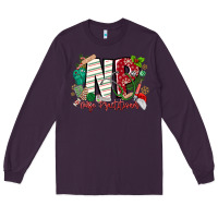 Plum NP Nurse Practitioner Christmas Long Sleeve Tee - MaliasSmallBusiness