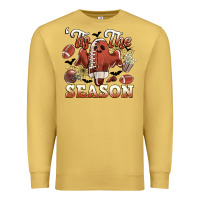 Antique Gold tis the season football halloween Premium Sweatshirt - CowGirlArtShop