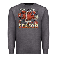 Charcoal Heather tis the season football halloween Premium Sweatshirt - CowGirlArtShop