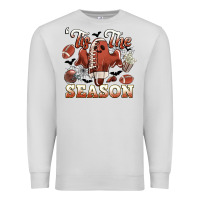Dove Grey tis the season football halloween Premium Sweatshirt - CowGirlArtShop
