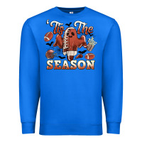 True Royal tis the season football halloween Premium Sweatshirt - CowGirlArtShop