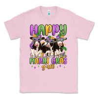 Bubblegum Pink happy mardi gras y'all Classic Tee - MaliasSmallBusiness