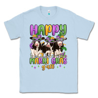 Dusty Blue happy mardi gras y'all Classic Tee - MaliasSmallBusiness