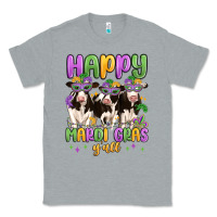 Heather Grey happy mardi gras y'all Classic Tee - MaliasSmallBusiness