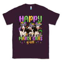 Plum happy mardi gras y'all Classic Tee - MaliasSmallBusiness