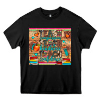 Black teach compassion kindness confidence Heavy Core Tee - JahusDesignShop