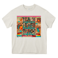 Cream teach compassion kindness confidence Heavy Core Tee - JahusDesignShop