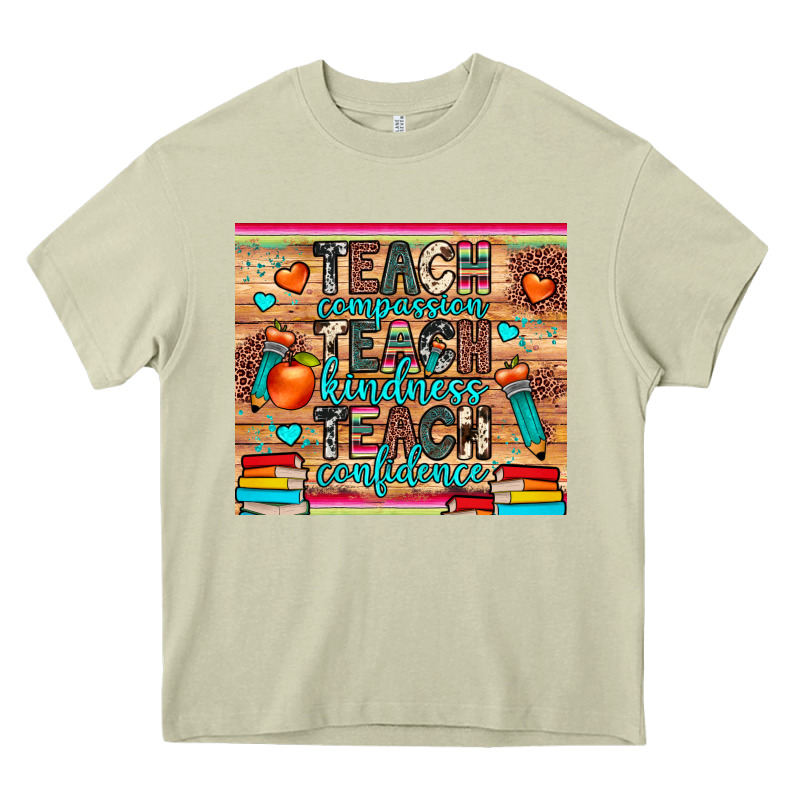 Teach Compassion Kindness Confidence Heavy Core Tee by JahusDesignShop | Teevron
