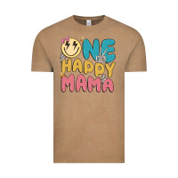 Vintage Coffee one happy mama Vintage Tee - MaliasSmallBusiness
