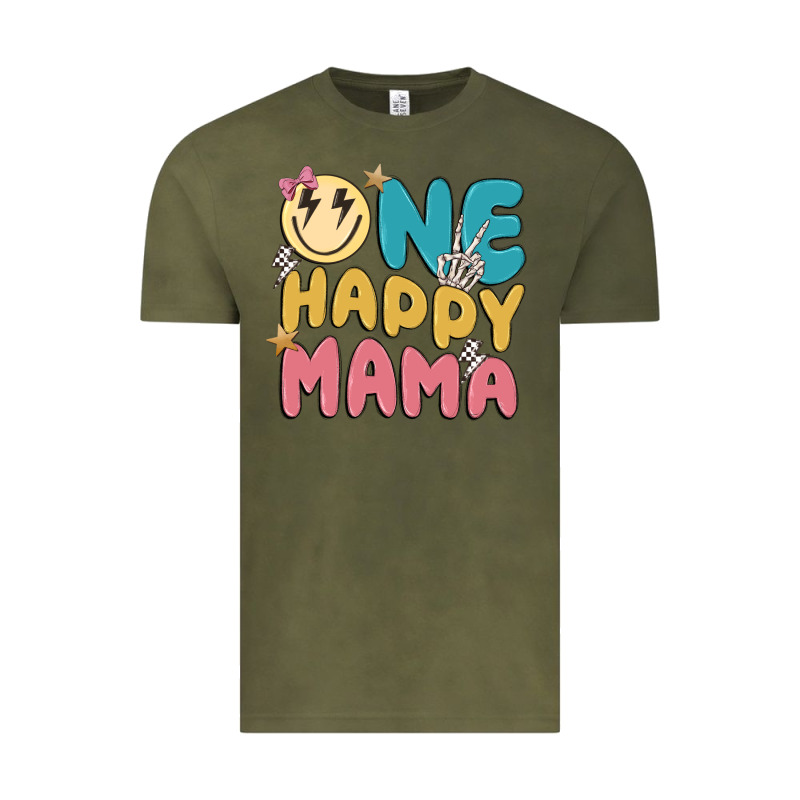 One Happy Mama Vintage Tee by MaliasSmallBusiness | Teevron