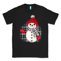 Black grey christmas snowman Classic Tee - JahusDesignShop