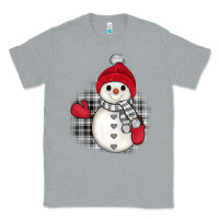 Heather Grey grey christmas snowman Classic Tee - JahusDesignShop