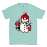 Seafoam grey christmas snowman Classic Tee - JahusDesignShop