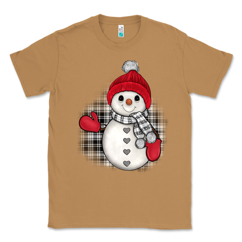 Grey Christmas Snowman Classic Tee by JahusDesignShop | Teevron