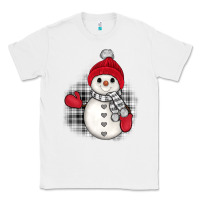 White grey christmas snowman Classic Tee - JahusDesignShop