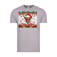 Vintage Zinc merry christmas cow Vintage Tee - JahusDesignShop