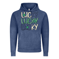 Vintage Denim lucky Vintage Hoodie - MaliasSmallBusiness