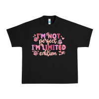 Black i'm not perfect i'm limited edition Urban Heavy Tee - MaliasSmallBusiness