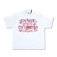 White i'm not perfect i'm limited edition Urban Heavy Tee - MaliasSmallBusiness