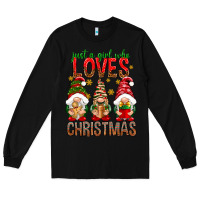 Just A Girl Who Loves Christmas Long Sleeve Tee | Teevron
