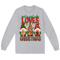 Moon Dust Just a girl who loves Christmas Long Sleeve Tee - NancyCooperArtShop