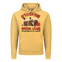Vintage Mustard stadium social club football Vintage Hoodie - MaliasSmallBusiness