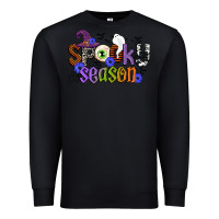 Black spooky season Premium Sweatshirt - CowGirlArtShop