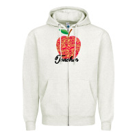 Oatmeal Heather Teacher Zipper Hoodie - Bettercallsaul