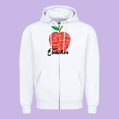 Teacher Zipper Hoodie Designed By Bettercallsaul