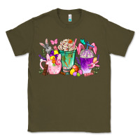 Army Green Easter coffee cups with Bunny Classic Tee - NancyCooperArtShop