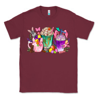 Burgundy Easter coffee cups with Bunny Classic Tee - NancyCooperArtShop