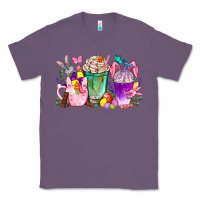 Lavender Easter coffee cups with Bunny Classic Tee - NancyCooperArtShop
