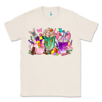 Natural Easter coffee cups with Bunny Classic Tee - NancyCooperArtShop