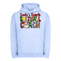 Santa's Favorite Softball Coach For Christmas Urban Hoodie | Teevron